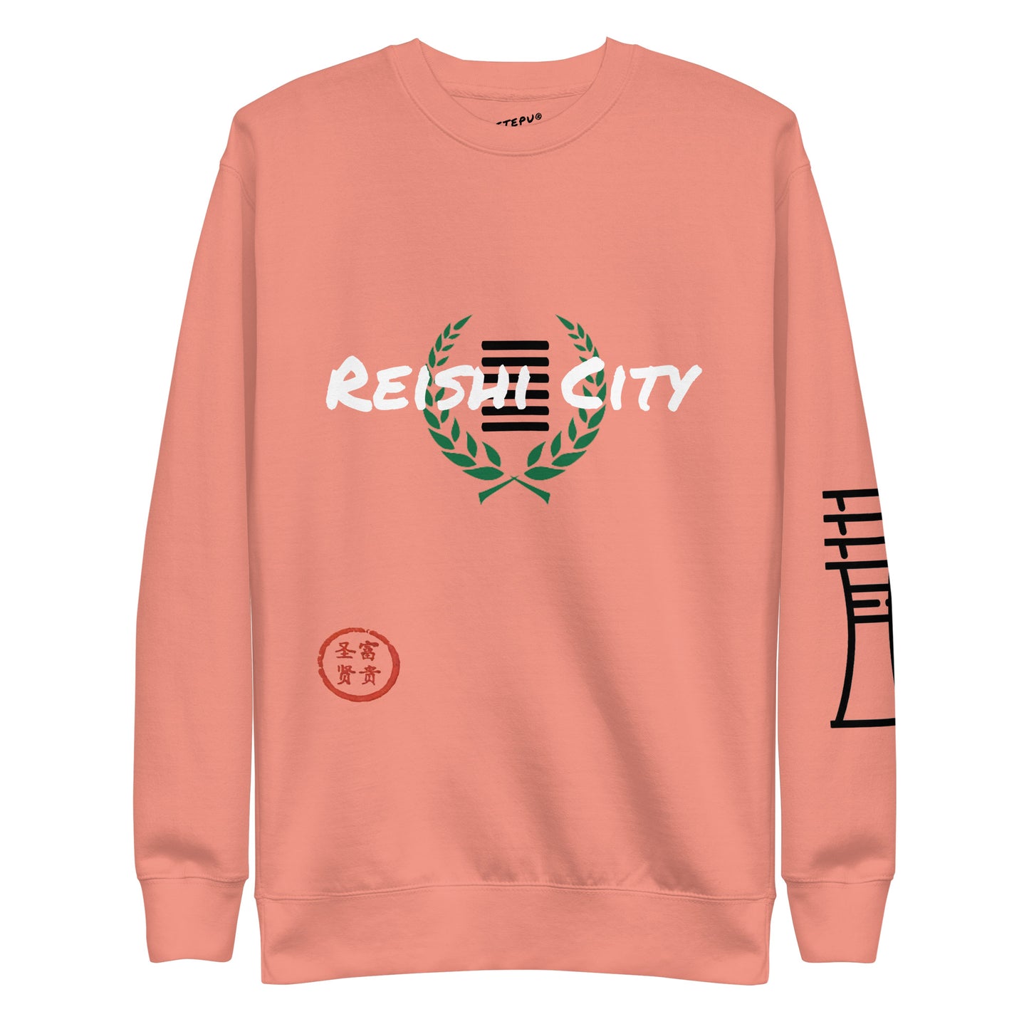 Reishi City Heaven's Crown Crewneck Sweater - Hetepu