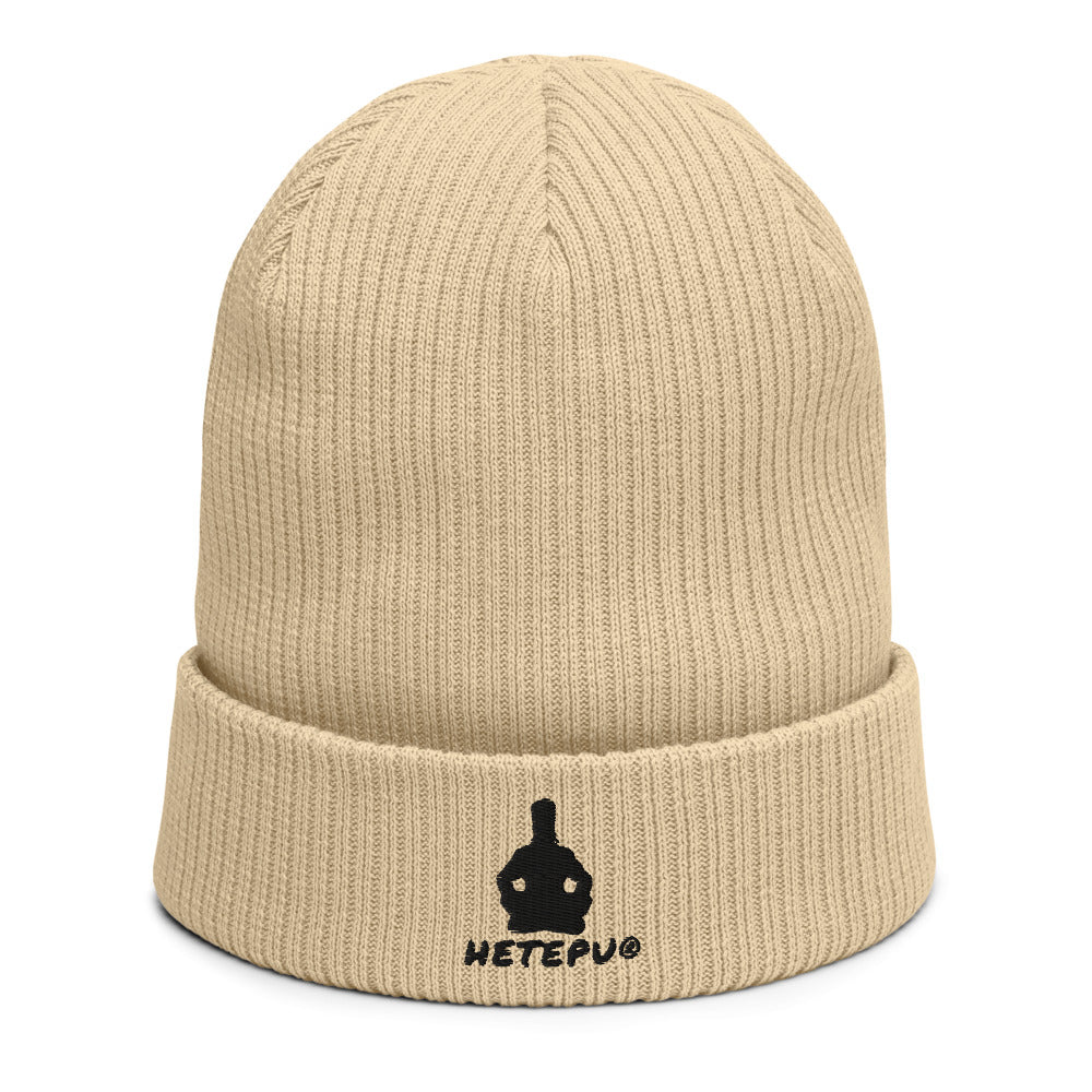 Tranquil Warrior Ribbed Beanie - Hetepu