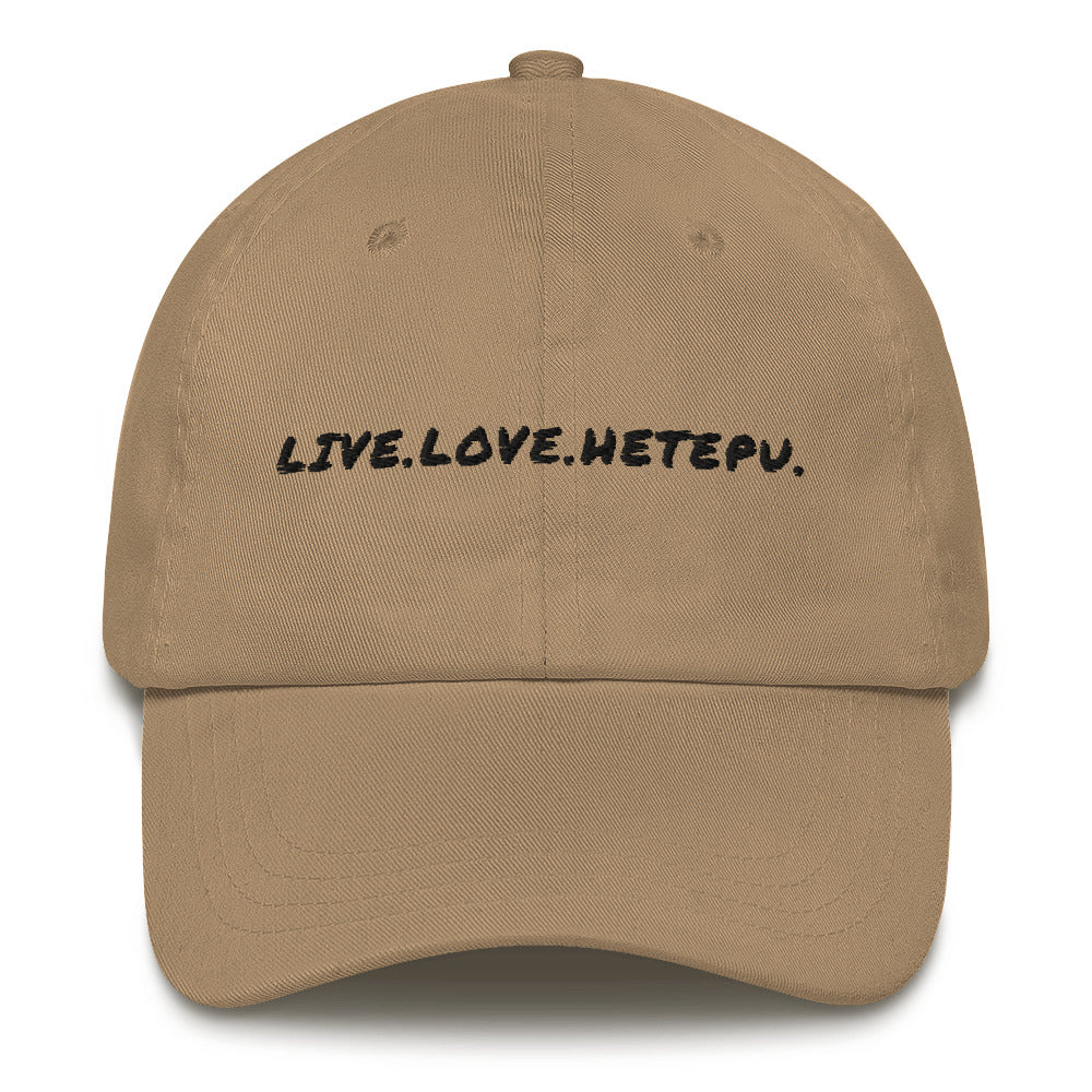 LIVE.LOVE.HETEPU Dad hat - Hetepu