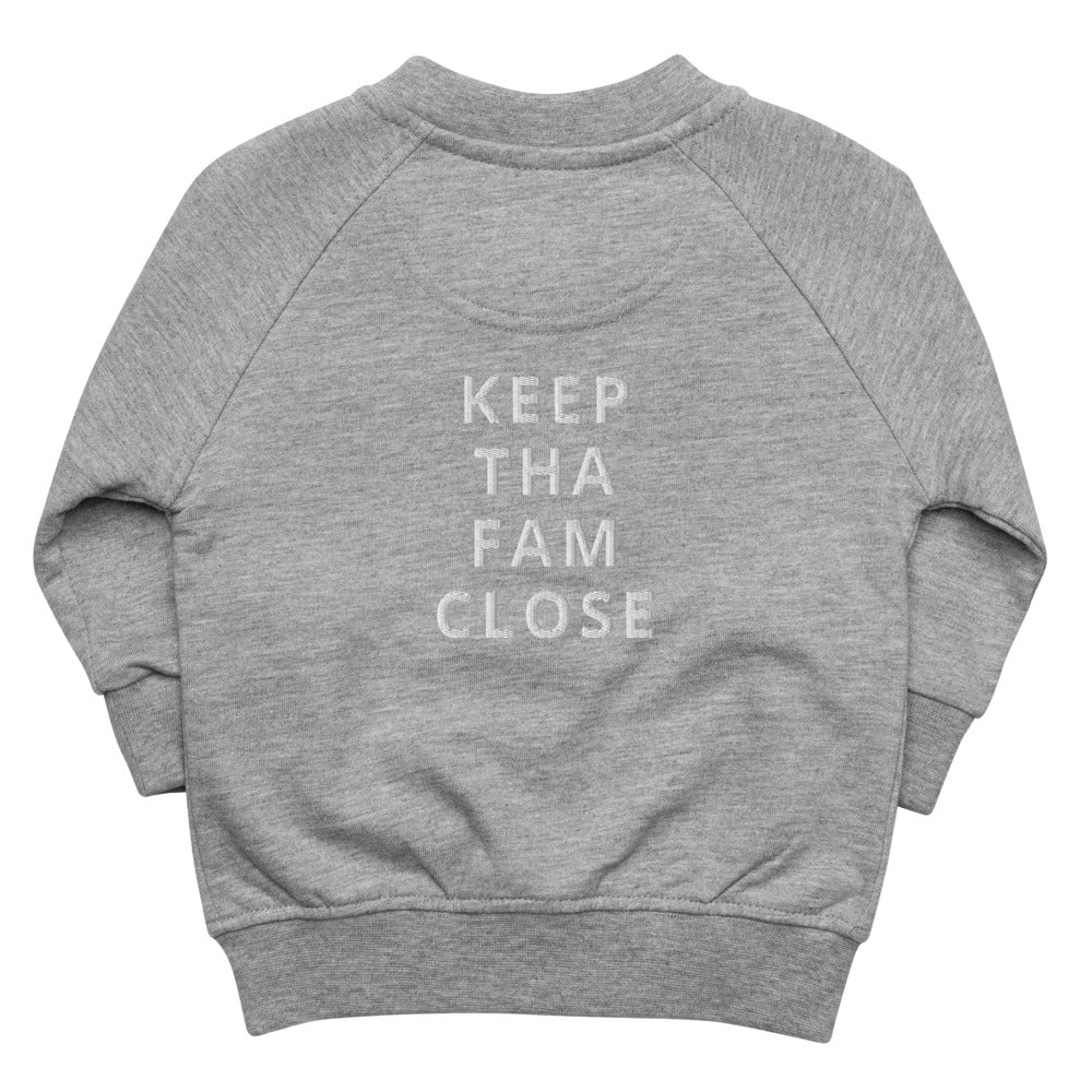 "Keep Tha Fam Close" Toddler's Bomber Jacket