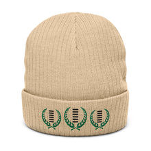 Load image into Gallery viewer, Crown Of Heaven Ribbed knit beanie
