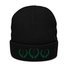 Load image into Gallery viewer, Crown Of Heaven Ribbed knit beanie
