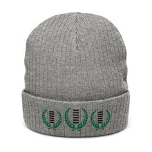 Load image into Gallery viewer, Crown Of Heaven Ribbed knit beanie
