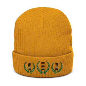 Crown Of Heaven Ribbed knit beanie