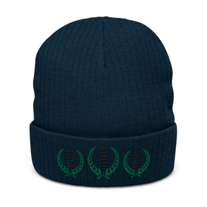 Crown Of Heaven Ribbed knit beanie