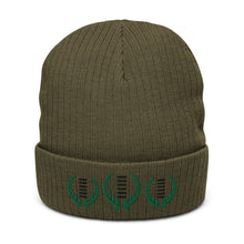 Load image into Gallery viewer, Crown Of Heaven Ribbed knit beanie
