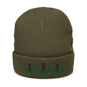 Crown Of Heaven Ribbed knit beanie