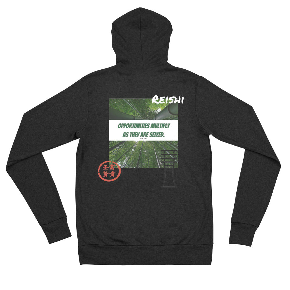 Sun Tzu Zip Up Hoodie - Hetepu