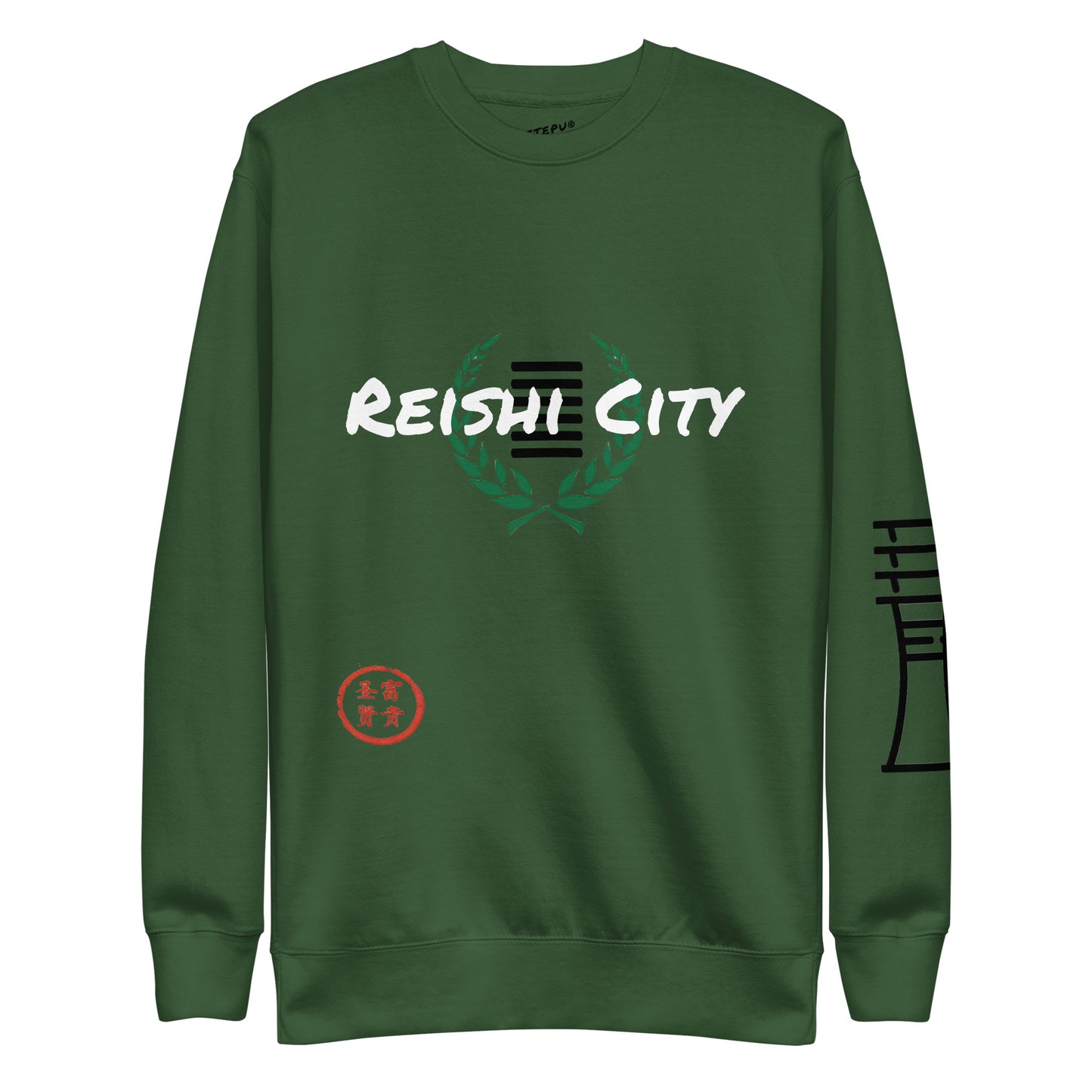 Reishi City Heaven's Crown Crewneck Sweater - Hetepu