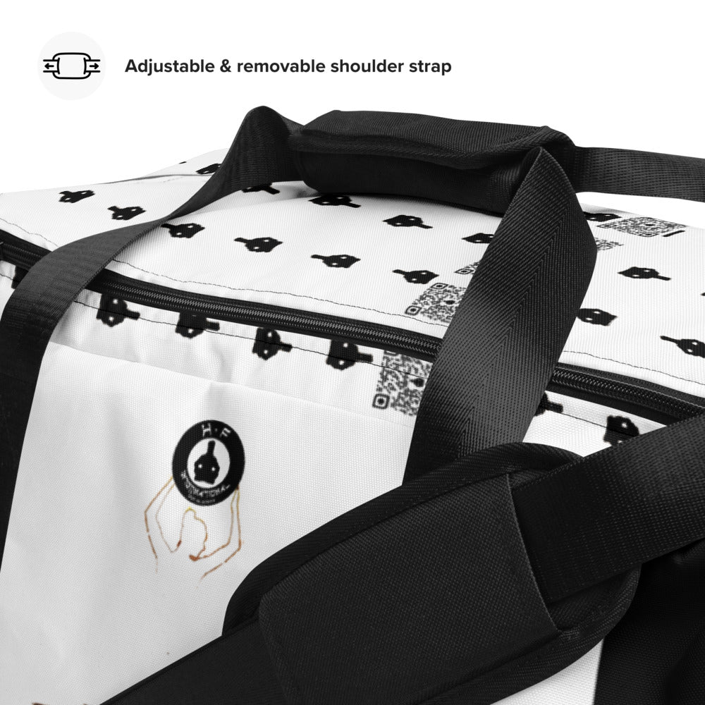 'Hetepu Supreme' NFT QR Code Duffle - Hetepu