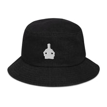 Load image into Gallery viewer, Tranquil Warrior Denim Bucket Hat
