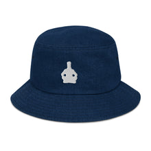 Load image into Gallery viewer, Tranquil Warrior Denim Bucket Hat
