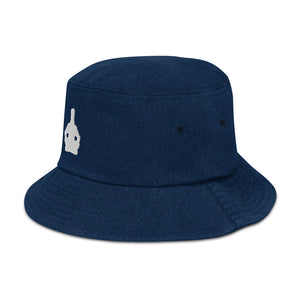 Tranquil Warrior Denim Bucket Hat