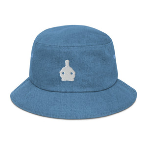 Tranquil Warrior Denim Bucket Hat