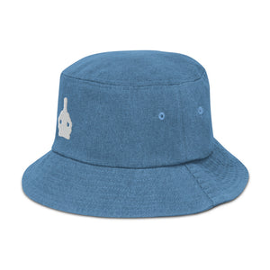 Tranquil Warrior Denim Bucket Hat