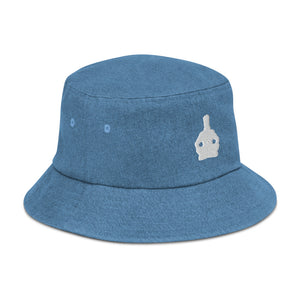 Tranquil Warrior Denim Bucket Hat