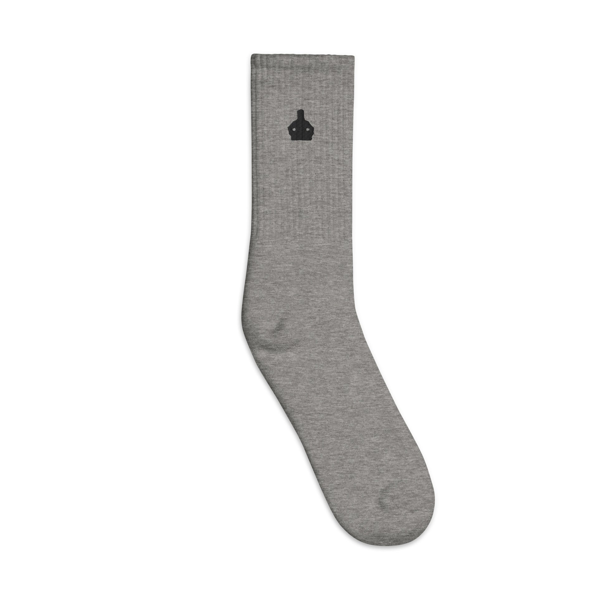 Tranquil Warrior Embroidered Socks - Hetepu