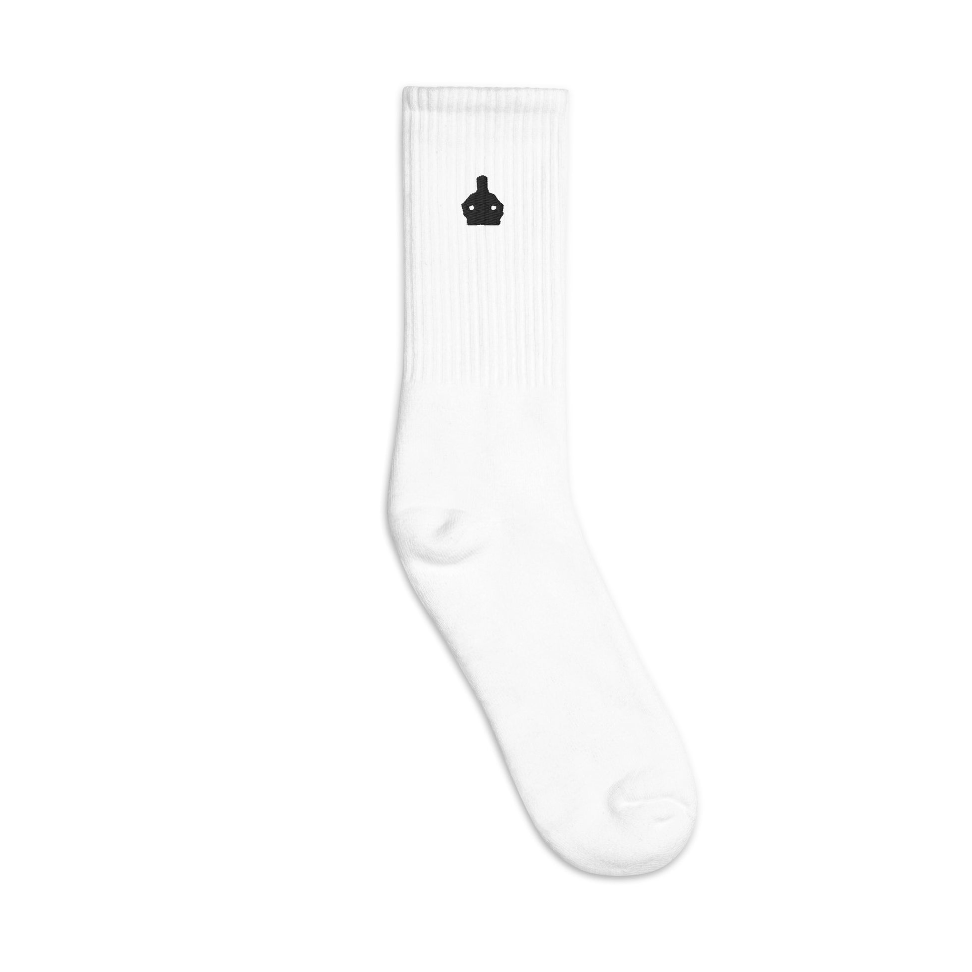 Tranquil Warrior Embroidered Socks - Hetepu