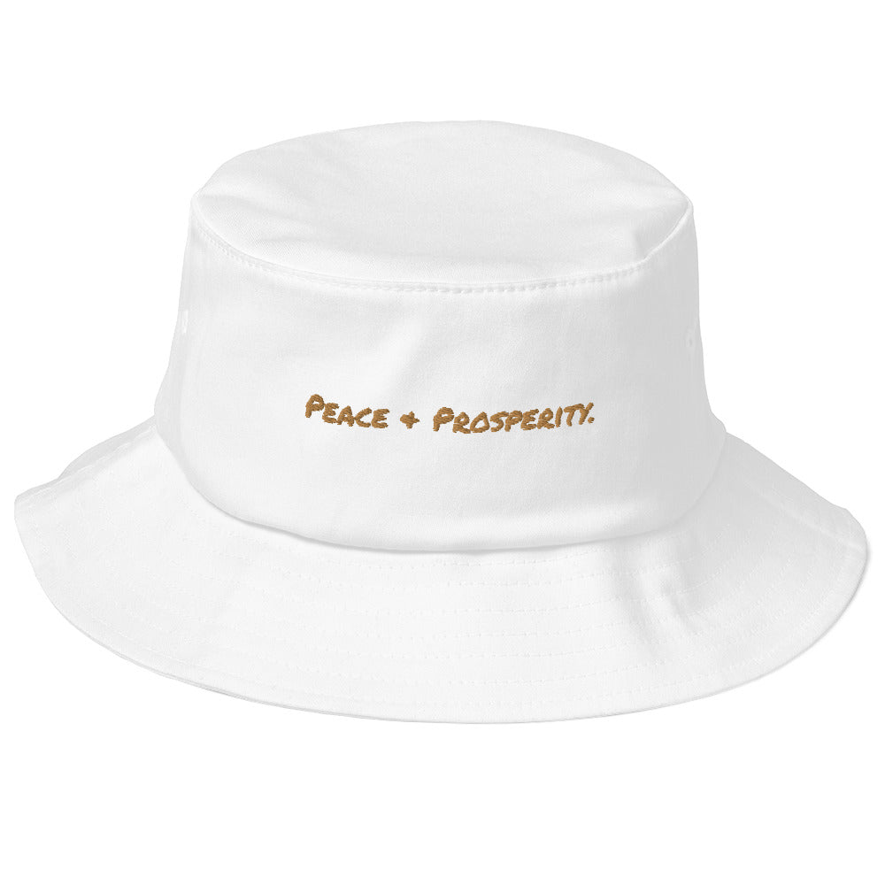 'Peace + Prosperity' Bucket Hat