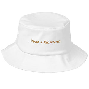 'Peace + Prosperity' Bucket Hat
