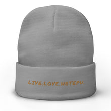 Load image into Gallery viewer, LIVE.LOVE.HETEPU Embroidered Beanie
