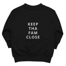 Load image into Gallery viewer, &quot;Keep Tha Fam Close&quot; Toddler&#39;s Bomber Jacket
