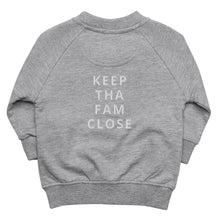 Load image into Gallery viewer, &quot;Keep Tha Fam Close&quot; Toddler&#39;s Bomber Jacket
