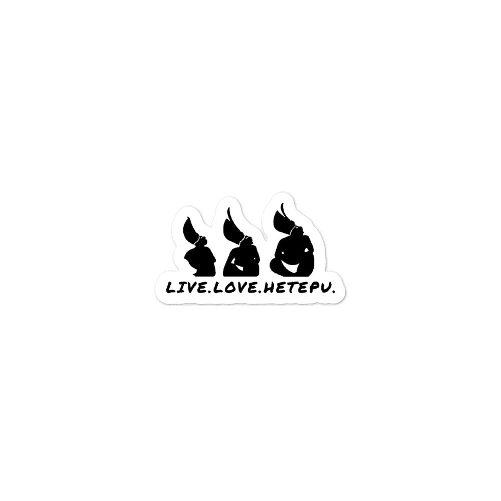 LIVE.LOVE.HETEPU X BUSHMEN Stickers