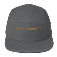 Load image into Gallery viewer, &#39;Peace + Prosperity&#39; 5 Panel Cap
