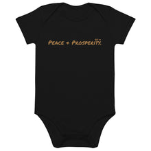 Load image into Gallery viewer, Peace + Prosperity™ Infant Short sleeve Body Suit
