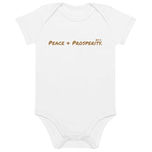 Load image into Gallery viewer, Peace + Prosperity™ Infant Short sleeve Body Suit
